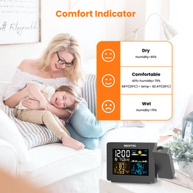SMARTRO SC91 large 4.5 inch LCD weather station with clear data and trends