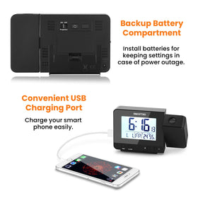 SMARTRO snooze function provides five extra minutes before wake time