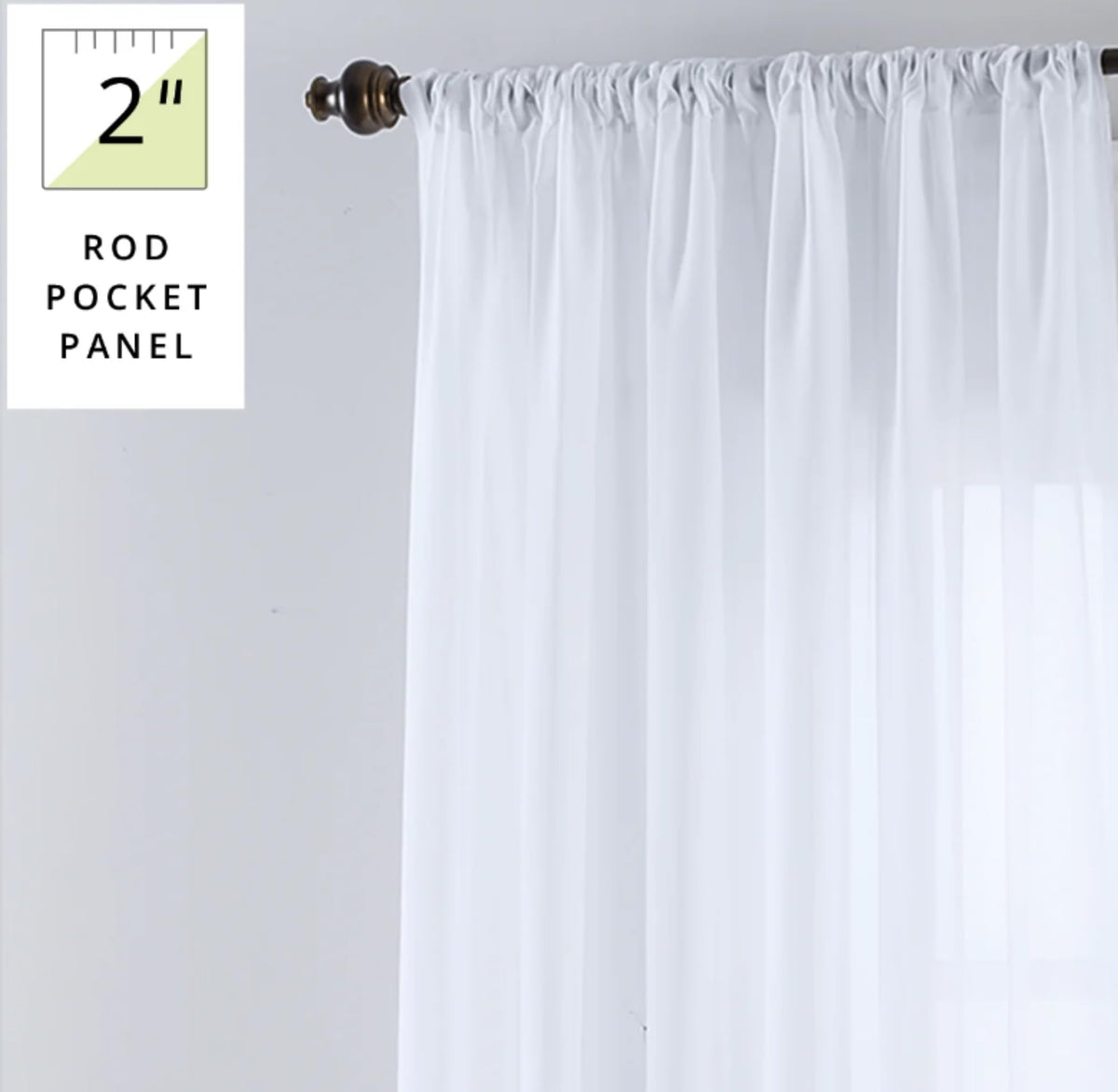 SmartSheer curtain hanging in a living room demonstrating soft light diffusion and privacy.