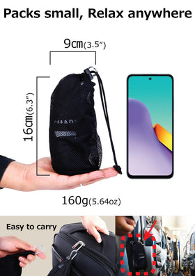 SmartTravel premium skin-friendly materials ensure comfortable, durable use indoors or outdoors.