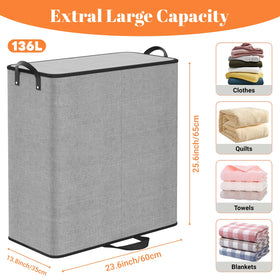 SmartTrends two-compartment design simplifies sorting dark and light fabrics