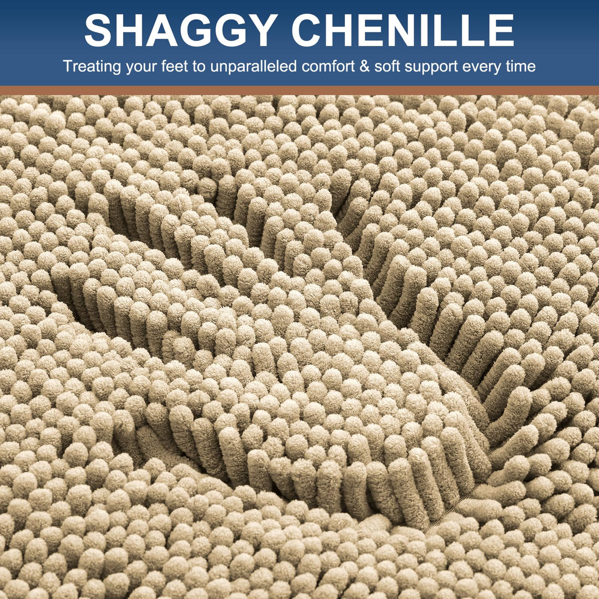 Smiry absorbent microfiber shags drying quickly to keep floors dry