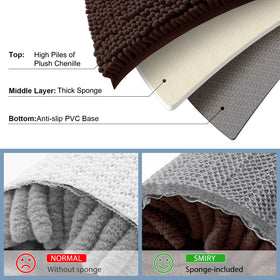 Smiry deep-pile chenille texture, adding plush softness to every step.