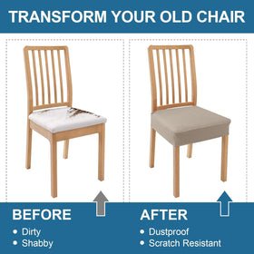 Smiry chair protection reduces pet scratches on dining chairs
