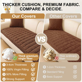 Smiry fuzzy surface feels cozy and pet-friendly while protecting furniture.