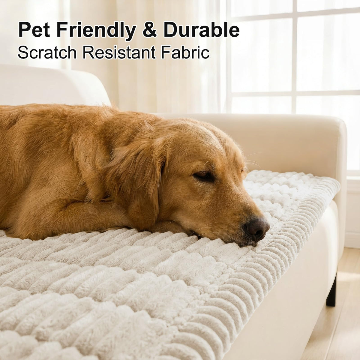 Smiry couch cover is machine washable, preserving color after every wash.