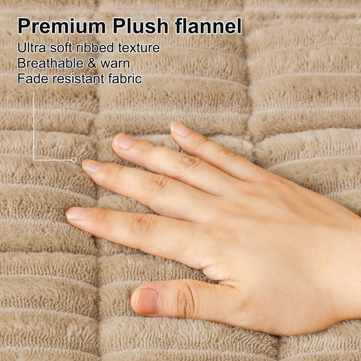 Smiry couch cover protecting a three-cushion sofa in a living room.