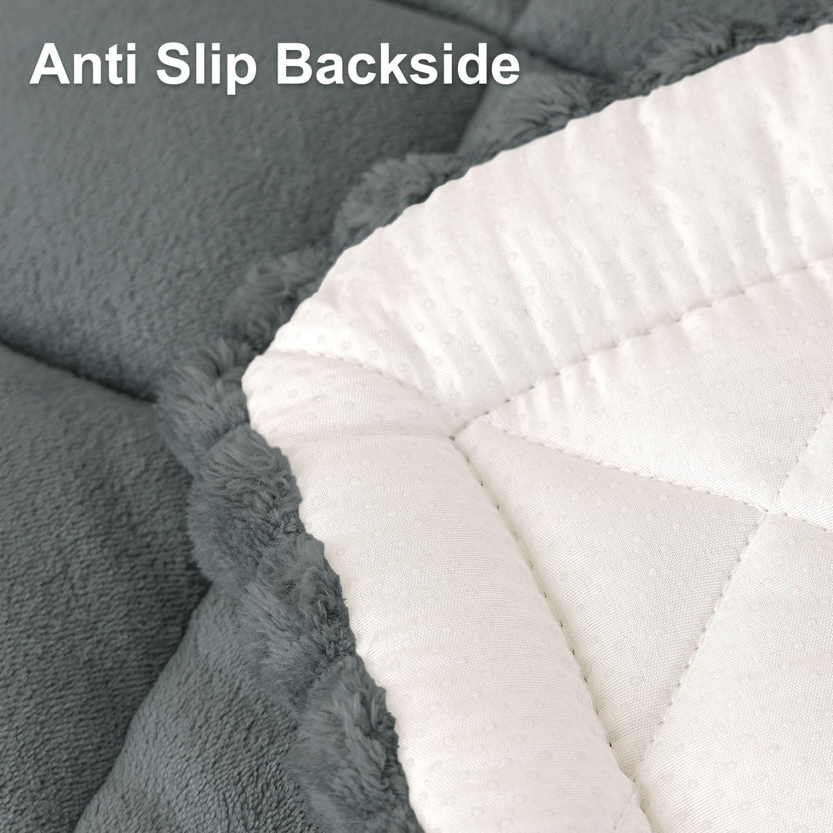 Smiry fuzzy couch cover available in multiple colors to match decor