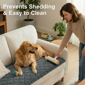 Smiry fuzzy couch cover used as versatile seating and lounge mat