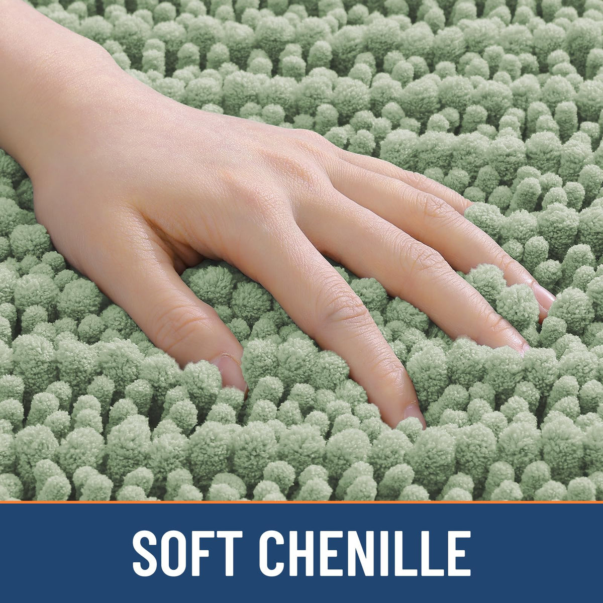 Smiry machine washable bath rug stays soft wash after wash.