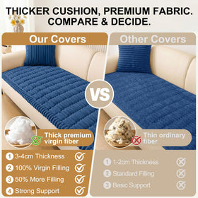 Smiry machine-washable couch cover simplifies cleanup after messes.