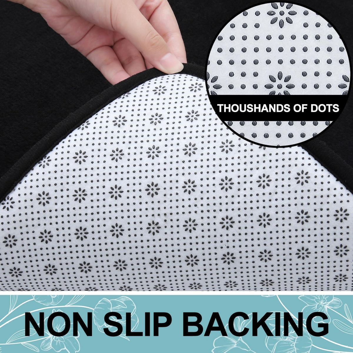 Smiry mat is machine washable for easy cleaning