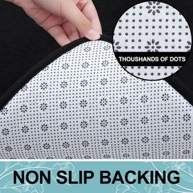 Smiry mat is machine washable for easy cleaning