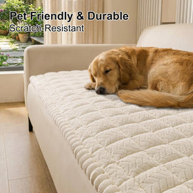 Smiry non-slip backing grips furniture for a stable, pet-friendly seating