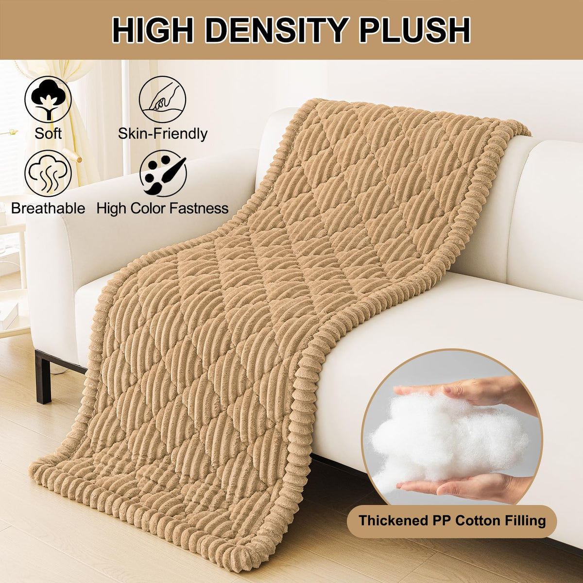 Smiry all-season use couch cover ideal for year-round protection