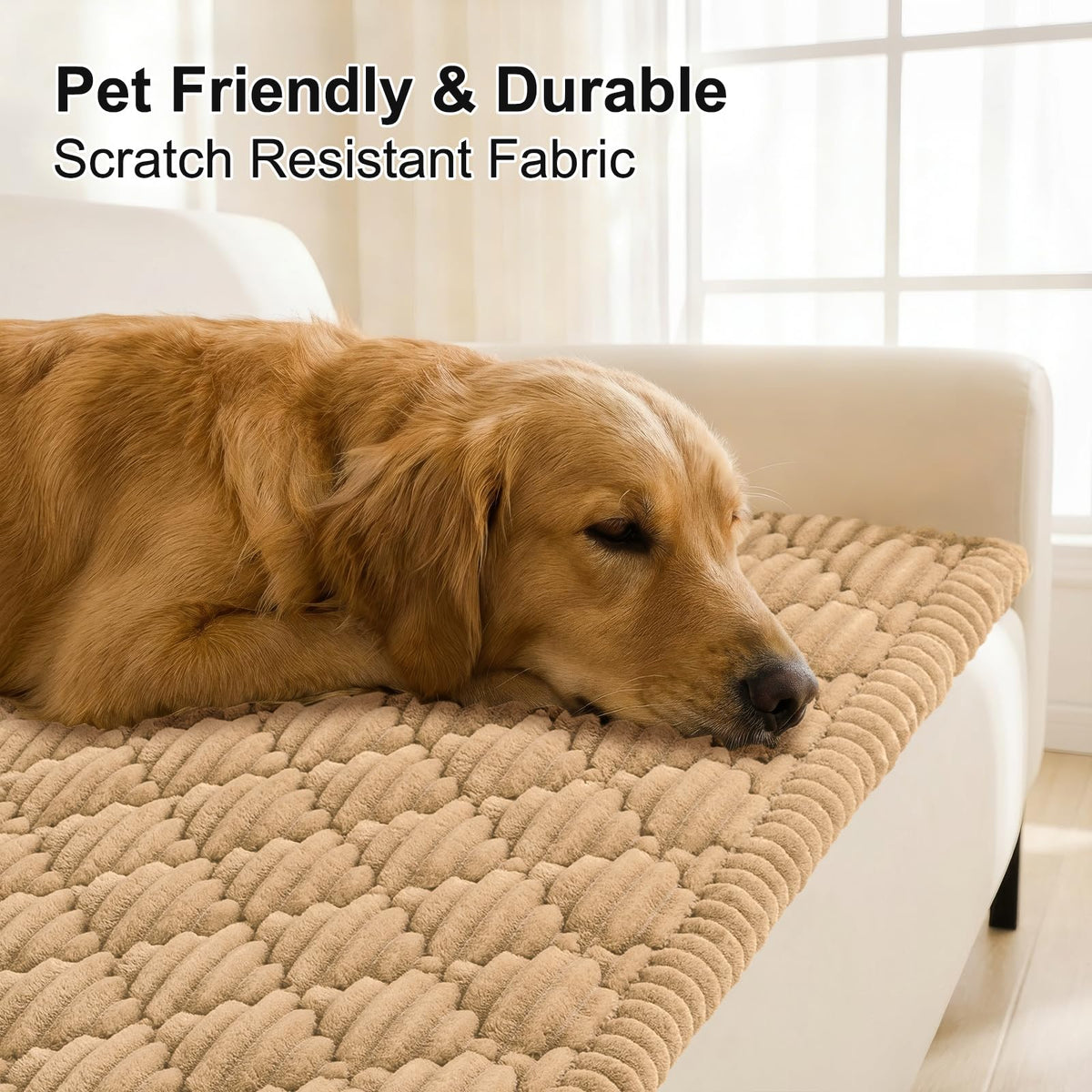 Smiry pet couch cover shown as a multi-use car seat pad and lounge mat