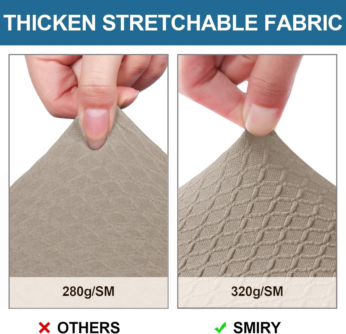 Smiry measurement guide helps achieve a perfect fit for seat cushions