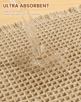 Smiry soft dense foam bath mat delivering steady, cozy footing