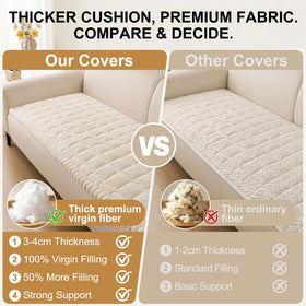 Smiry soft couch protector adds warmth and comfort for pets and people.
