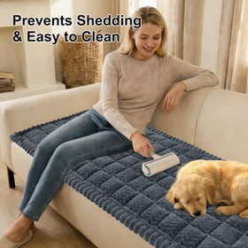 Smiry versatile pet couch cover protects cushions and fits sofas.