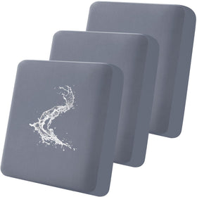 Smiry waterproof couch cushion cover with double waterproof fabric protects cushions from spills.