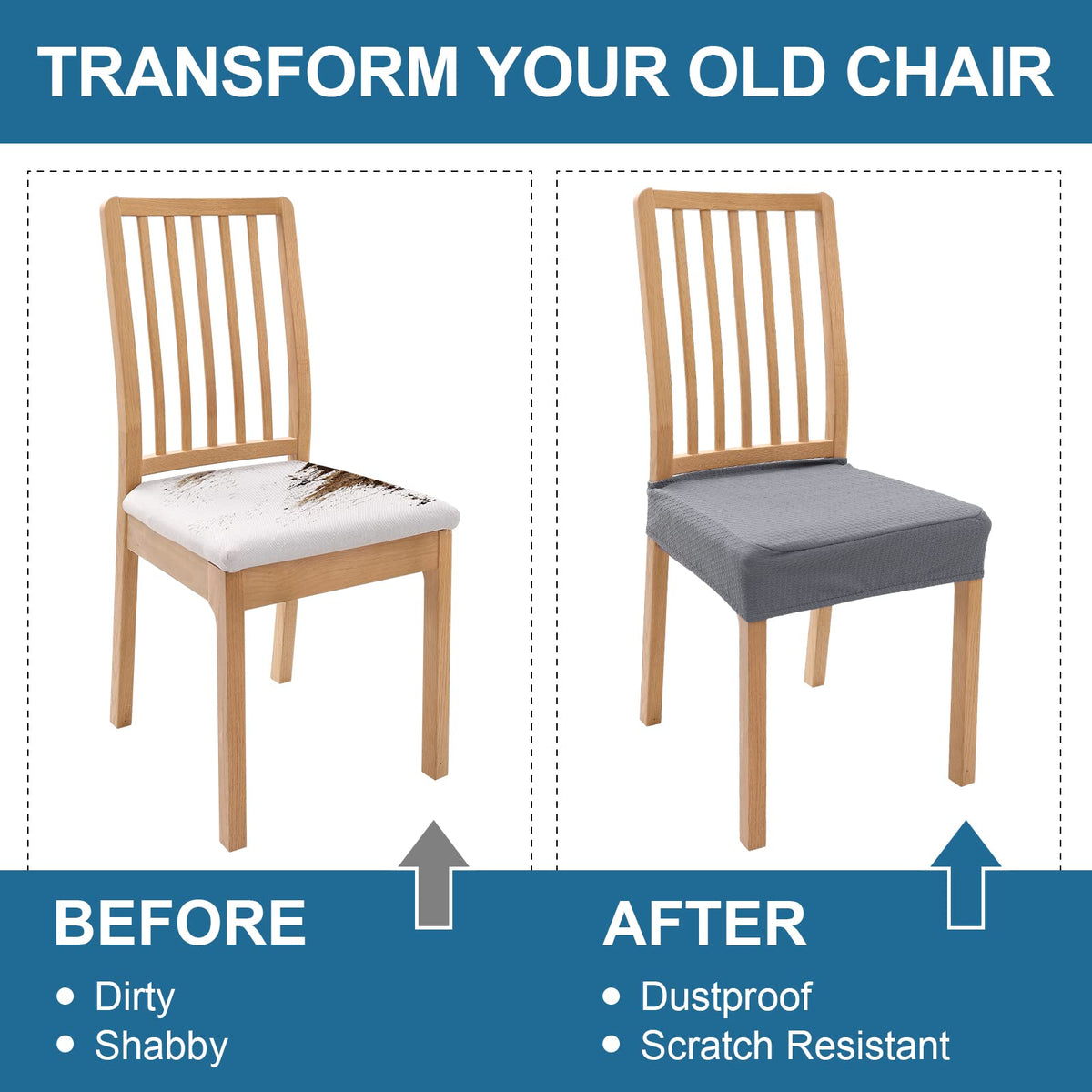 Smiry protects dining chairs from stains and everyday wear