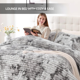 Smoofy bedding styled in a room to showcase versatile decor.