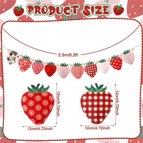 SmoothNovelty 3D strawberry texture close-up highlights tactile, charming party details