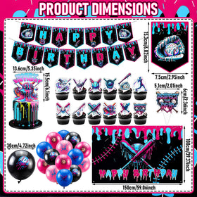 SmoothNovelty cupcake toppers highlight treats with sporty ice cream flair.