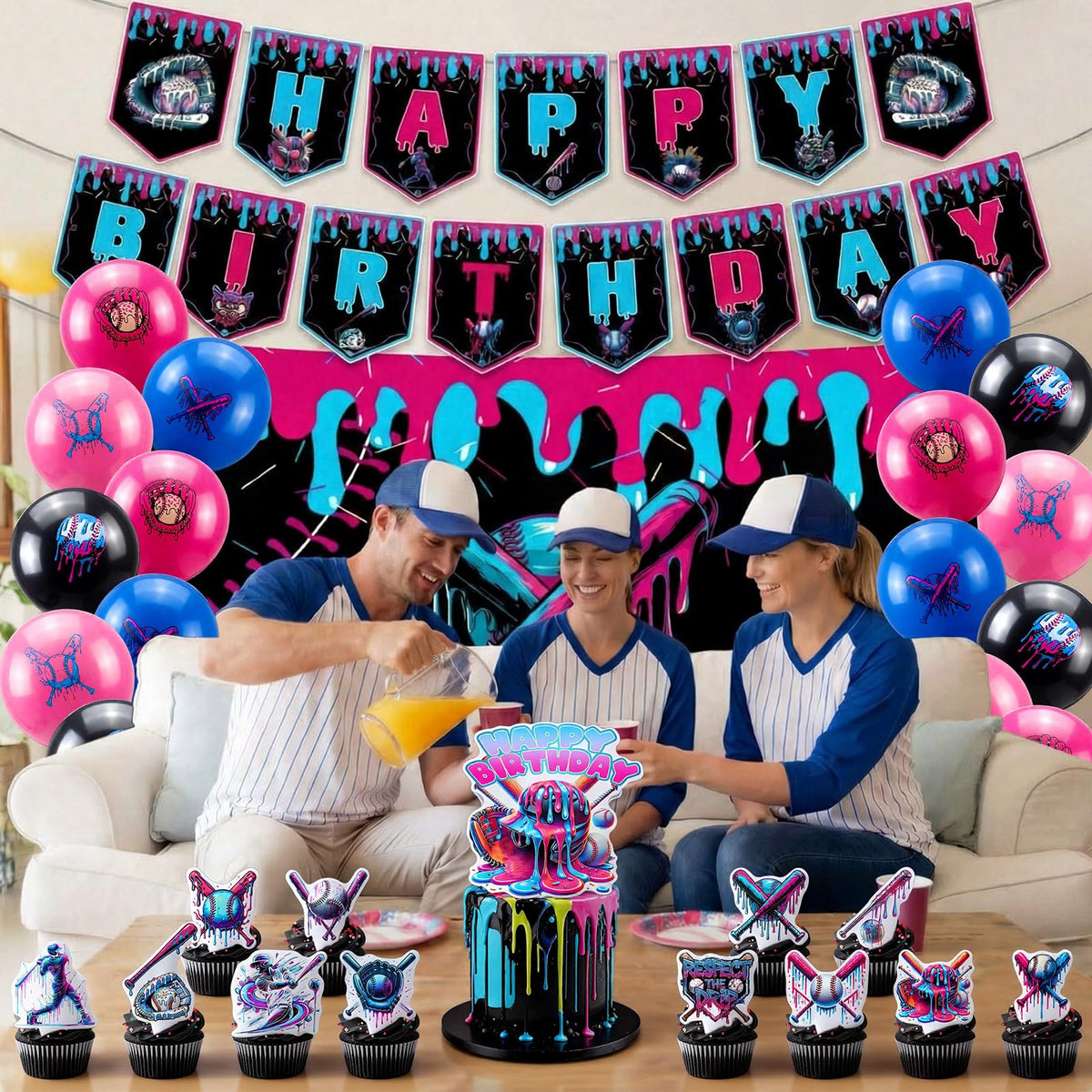 SmoothNovelty party decor set packaging conveys a complete, easy-to-use kit.