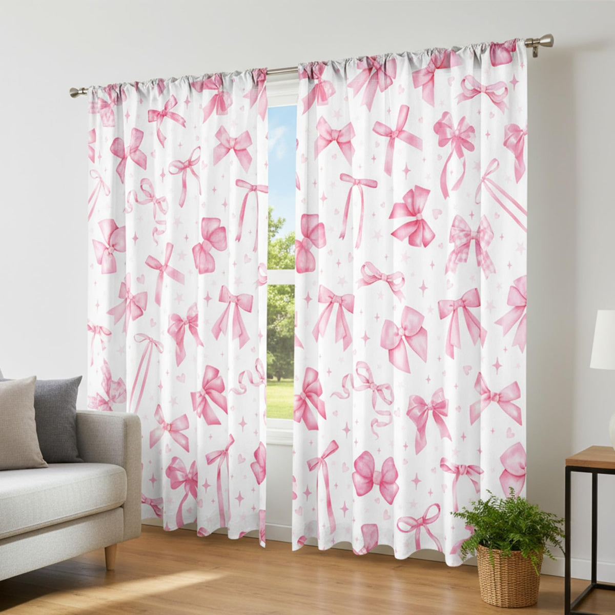 SmoothNovelty pink bow decor adds versatile charm to bedrooms, dorms, and more.