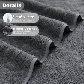 Smuge absorbent microfiber towels close-up showing plush texture and rapid drying