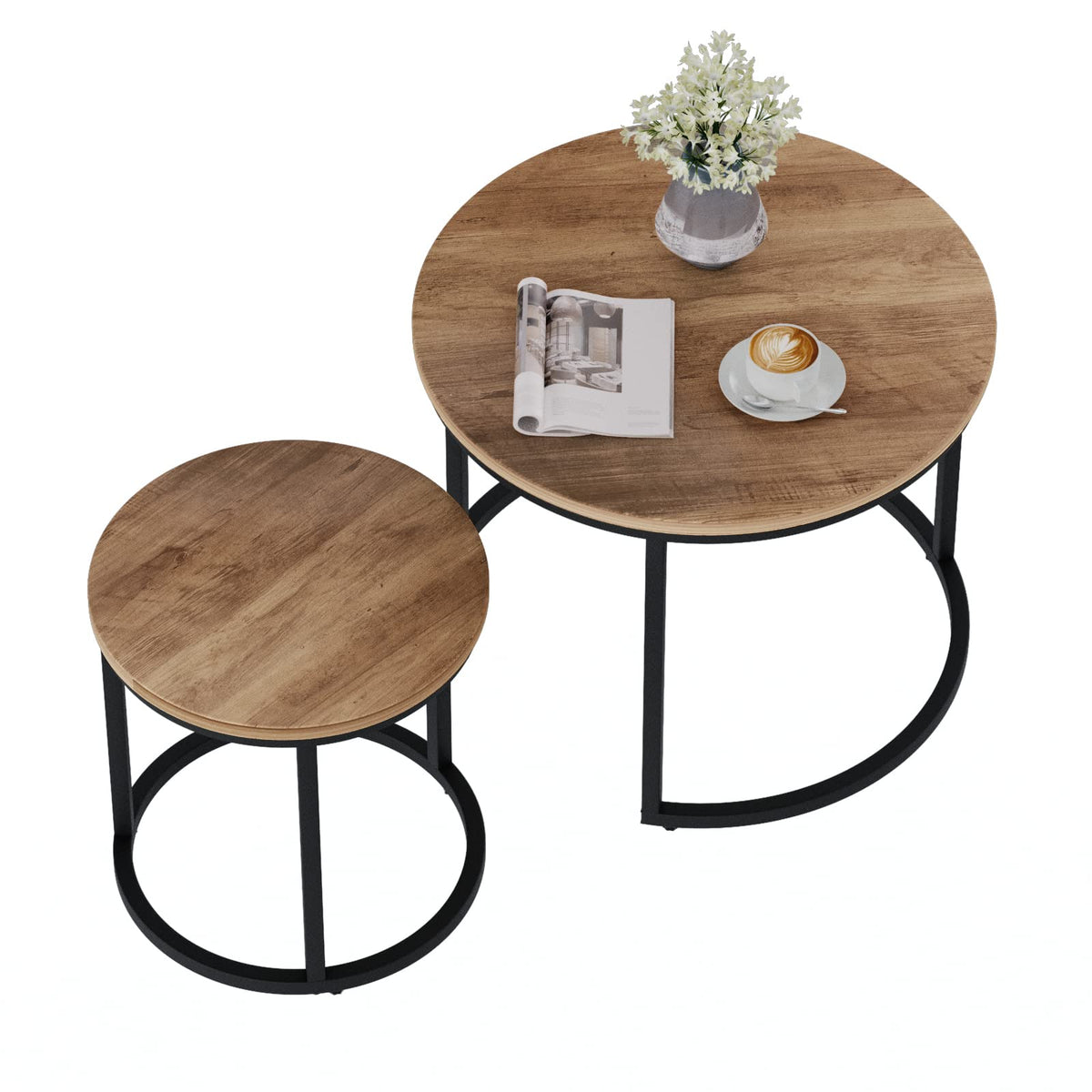 Smuxee table set fits small spaces while expanding surface area when needed.