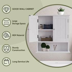 Smuxee MDF construction with waterproof finish withstands daily bathroom use.