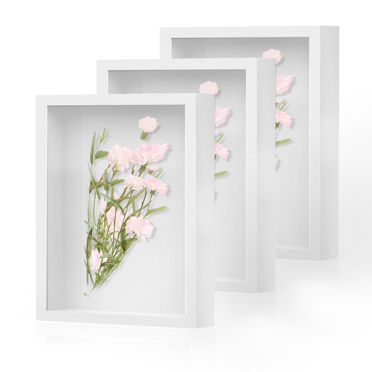 SMZCTYI shadow box frame 8x10 on wall for photos and keepsakes