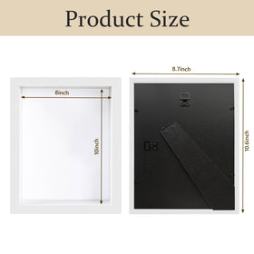 SMZCTYI shadow box frame showcasing photos and small crafts for decor