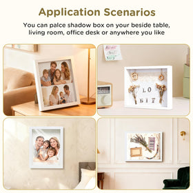 SMZCTYI 2-pack saves space and coordinates with decor