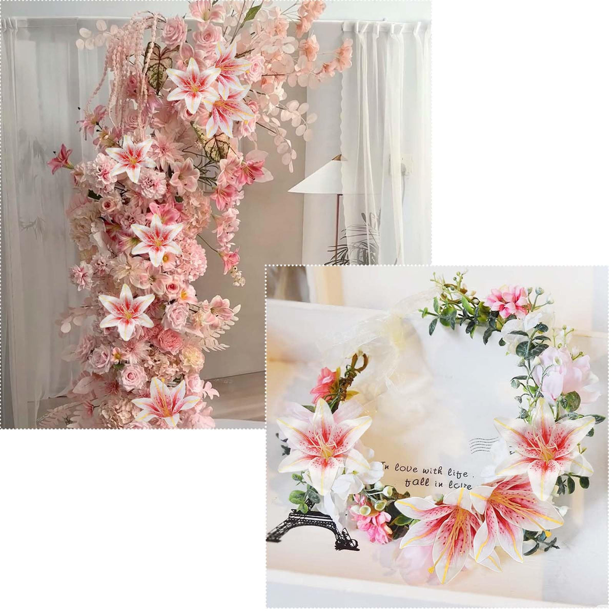 SNAIL GARDEN flower heads for DIY crafts and personalized decor projects.