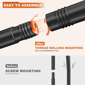 Snhomee rack with locking wheels stays securely in place when needed