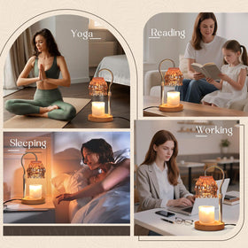 SnowBB jar-candle compatibility up to 7 inches for flexible melts.