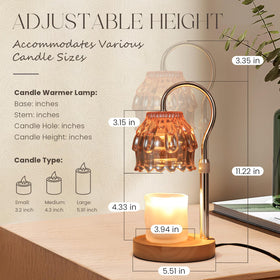 SnowBB timer function wax warmer with 2H, 4H, 8H settings for worry-free use.