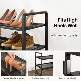 SNTD Shoe Rack durable metal frame for daily use