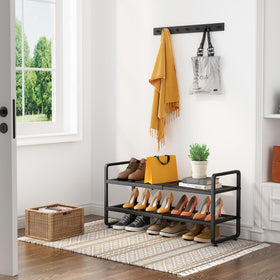 SNTD Shoe Rack height-adjustable design fits tall boots efficiently