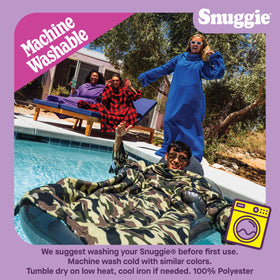 Snuggie gift-ready packaging ideal for holidays or birthdays.