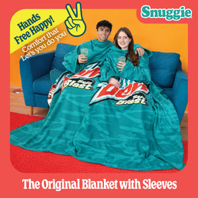 Hands-free comfort with sleeves for snacks typing and scrolling