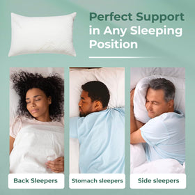 Dorm room essential Snuggle-Pedic pillow for cozy college nights.