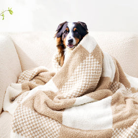 Snuggle Sac close-up weave suitable for bed or sofa warmth.