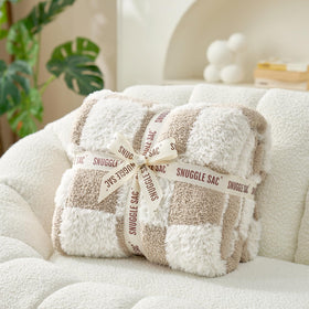 Snuggle Sac gift packaging showcases an elegant present option.