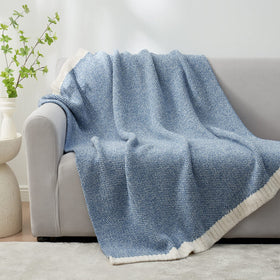 Snuggle Sac Heather Blue unique heather design adds stylish room detail