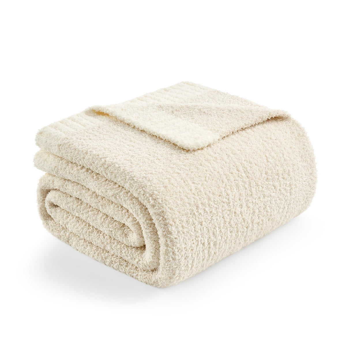 Snuggle Sac Heather Throw Blanket close-up shows ultra-soft warmth.